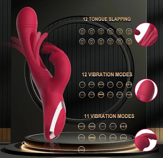 Guilty Toys Vibrator Δονητής Rabbit Κόκκινος