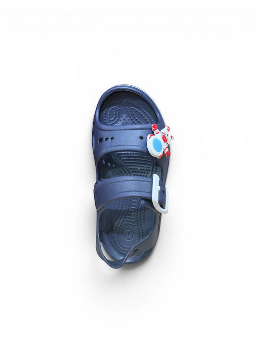 Crocs Παιδικά Ανατομικά Παπουτσάκια Θαλάσσης Μπλε