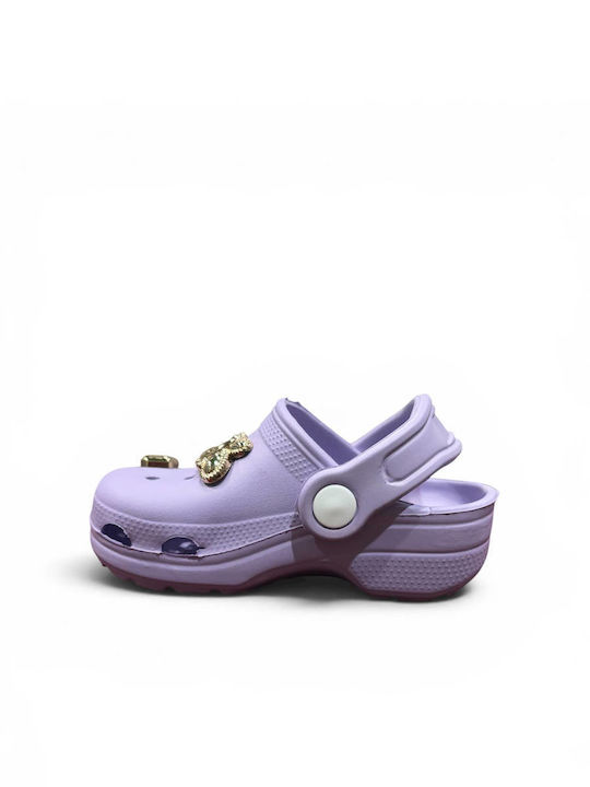 3- Kids Beach Clogs Lilac