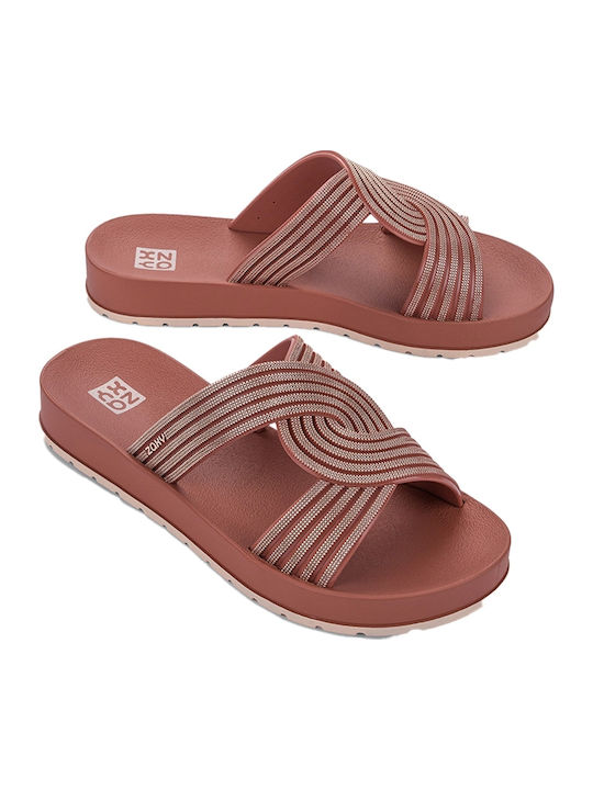 Damen Anatomische Braune Flatforms