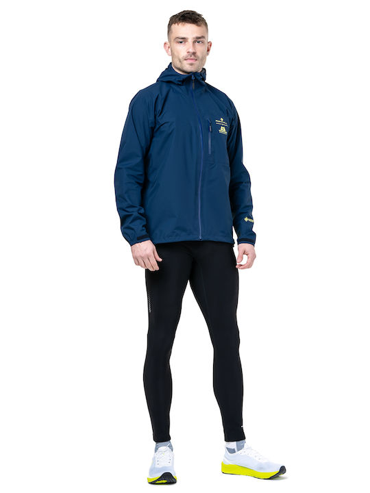 Winter Hardshell Waterproof and Windproof Blue Jacket