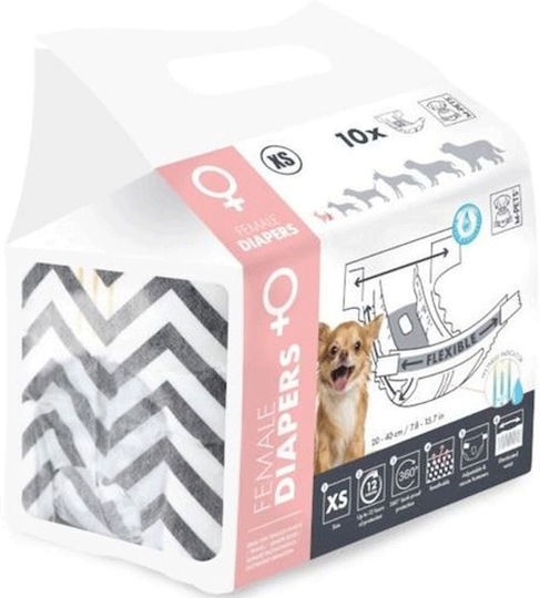 M-Pets Dog Panties XSmall 26 - 34cm 10pcs