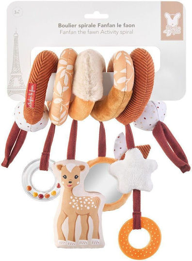 Sophie La Girafe Spiral Toy for Crib and Stroller with Mirror for 0++ Months