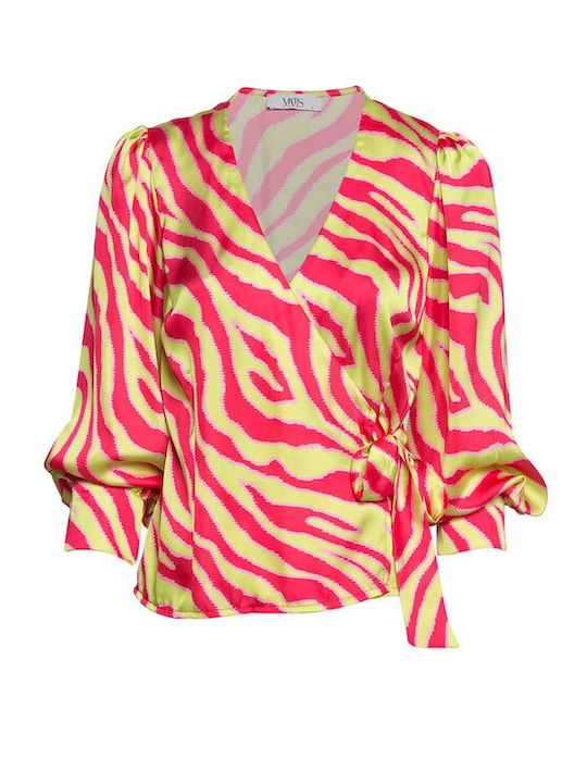 Long Sleeve Women's Shirt Fuchsia
