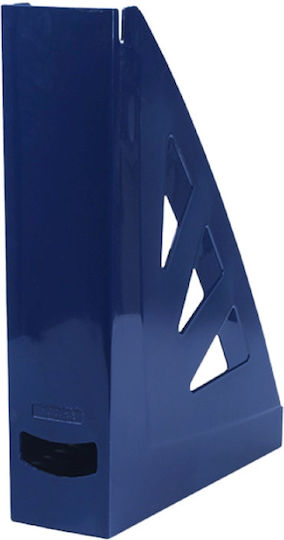 Office Products Θήκη Περιοδικών Αρχείου Πλαστική Μπλε