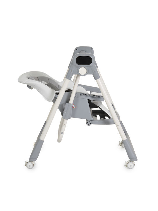 Moni Baby Highchair 2 in 1 with Adjustable Height Gray