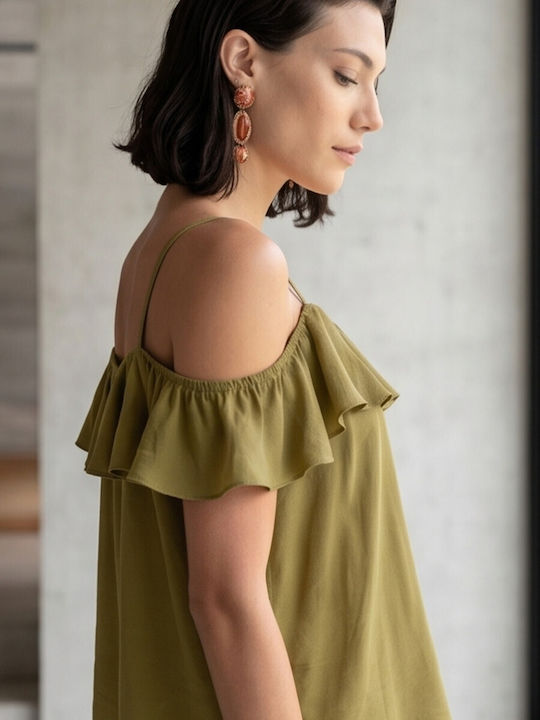 Women's Khaki Bermuda