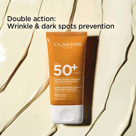 Clarins SPF50SPF50+ Αδιάβροχο Βρεφικό Αντηλιακό Γαλάκτωμα για Πρόσωπο 50ml