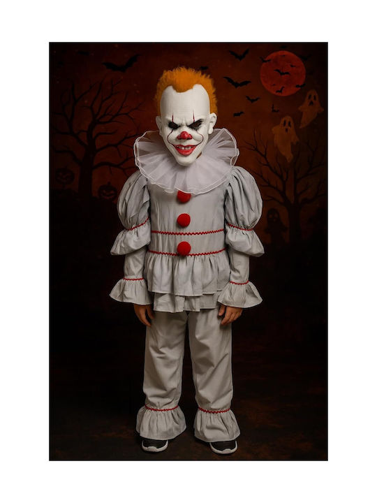 Fartoni Pennywise Scary Clown Realistic Halloween Clown Mask