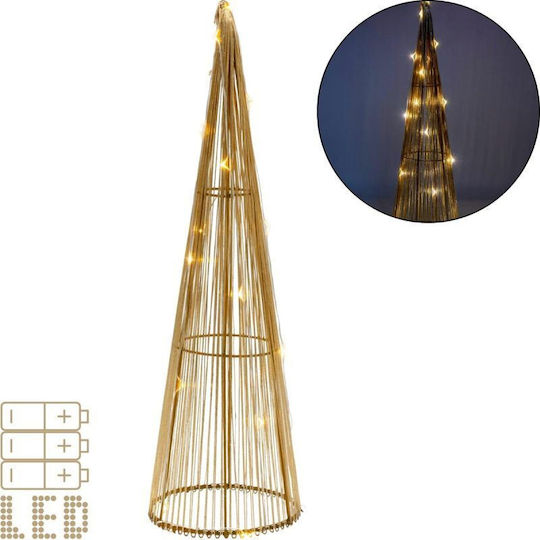 cu lumină LED Decorațiune de Crăciun Braduleț 40cm. Auriu