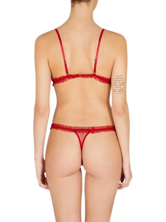 Red Sequins Σουτιέν Push Up