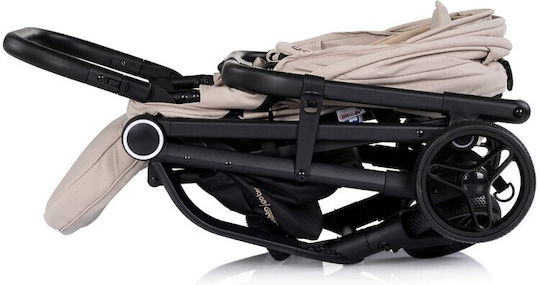 Chipolino Go Twist Reversible Baby Stroller Suitable for Newborn Latte