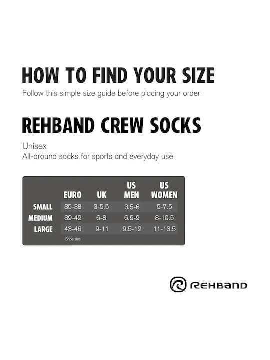 Rehband Rehband Sportliche Socken Für Crossfit Weiße 3 Paare