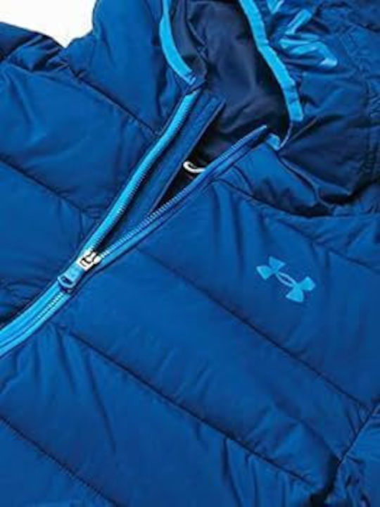 Under Armour Παιδικό Αθλητικό Μπουφάν Μπλε