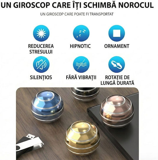 Alista Home Fidget Spinner Μεταλλικό Γκρι