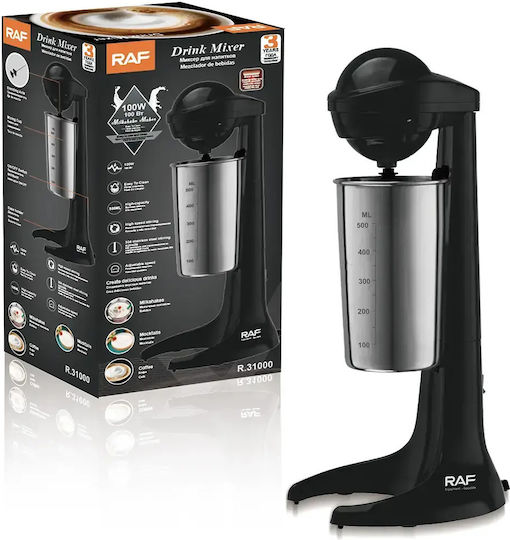 Raf R.31000 Kaffeefrother Tischplatte 100W Blau