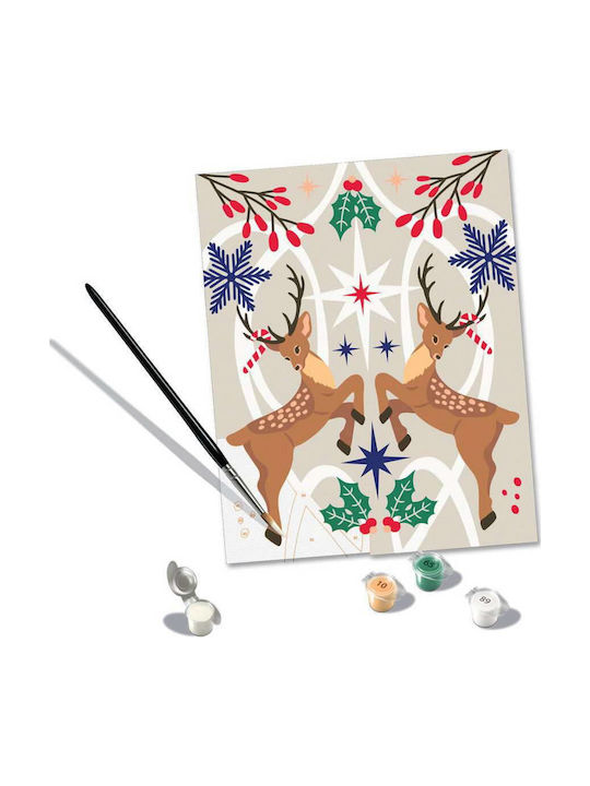 Ravensburger Creart Pictură de Crăciun cu Reni