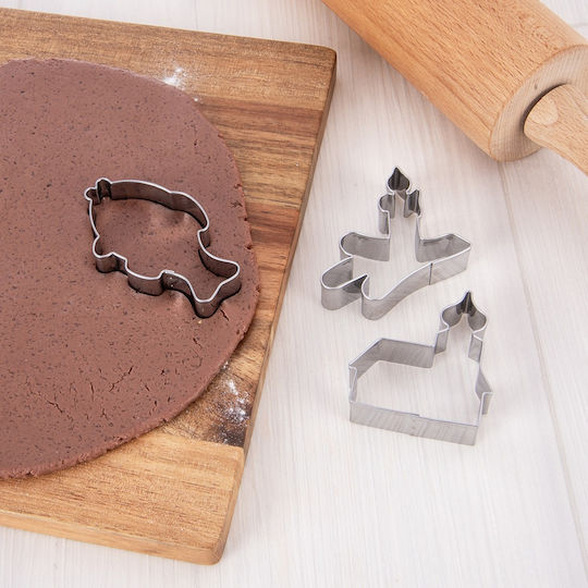 Orion Stainless Steel Cookie Cutter 3 Pieces