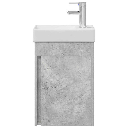 vidaXL Плот със Смесител M40.5xШ22.5xВ62cm Сив