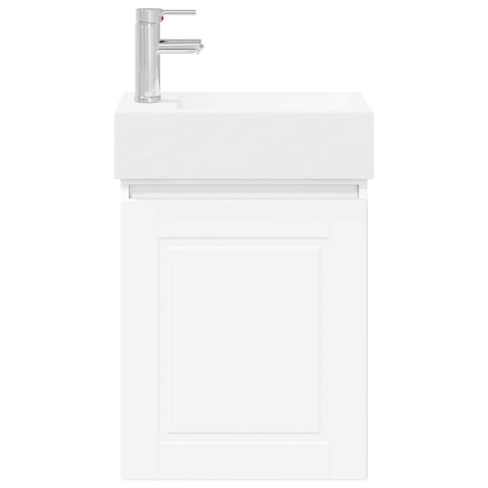 vidaXL Bathroom Vanity Unit with Sink M45.5xD22.5xH84cm White