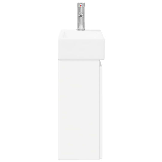 vidaXL Плот със Смесител М45.5xД22.5xВ84см Бял