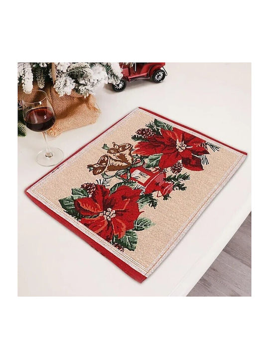Alista Home Tischsets Stoff Rote 43x34cm