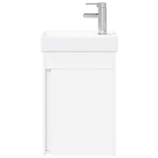 vidaXL Bench with Sink M40.5xD22.5xH62cm White