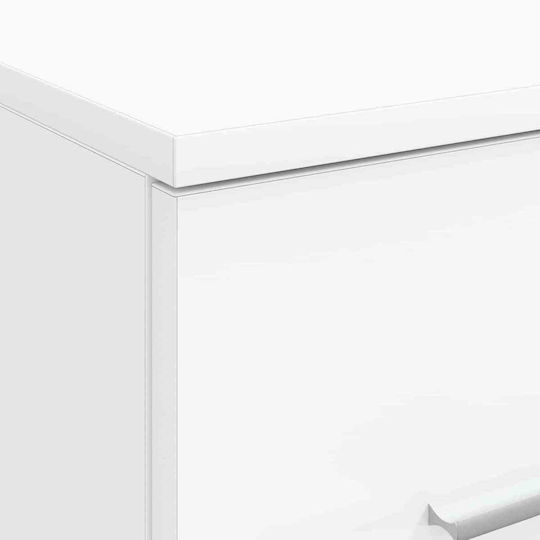 vidaXL Vanity Unit Without Sink M30xD44.5xH50cm White