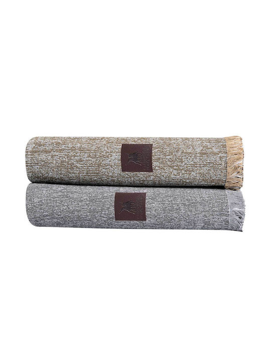 Greenwich Polo Club 3988 Sofa Throw 2 Seater 180x250cm Grey