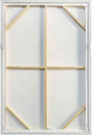 Rhythm A Decorative Painting Frame 80x120x4cm Canvas Beige White Ps 034668
