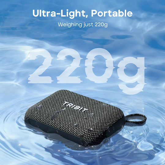 Tribit Pocketgo BTS68 Αδιάβροχο Ηχείο Bluetooth Μαύρο