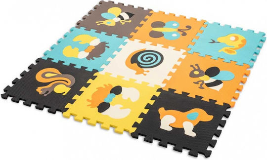 Kruzzel Puzzle De Podea Interactiv Cu Animăluțe 9 Piese