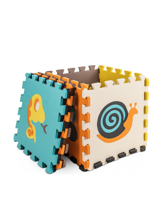 Kruzzel Interaktives Kinder-Bodenpuzzle mit Tieren 9 Teile