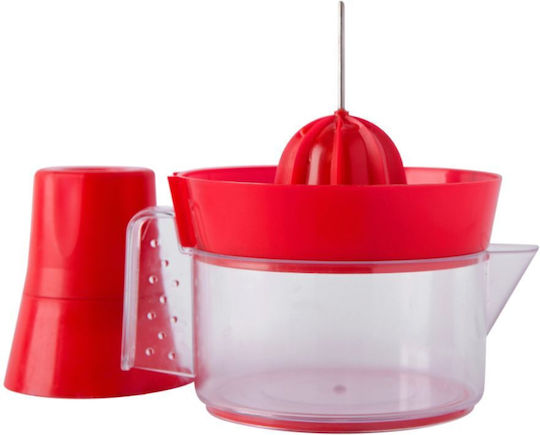 Techniplast Classic Orange Juicer with Plastic Container in Orange Colour