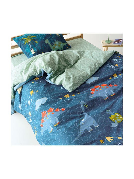 Kentia Kids Single Duvet Cover Set with Pillowcase Light Blue 165x245cm