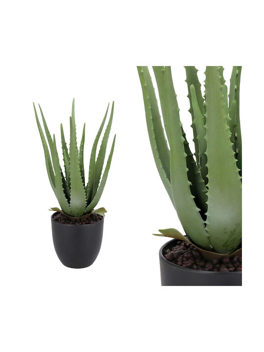 Artificial Aloe Plant In Pot 45 Cm Tall Green Lifelike Decoration Artificial Aloe Plant In Pot 45 Cm Tall Green Lifelike Decoration