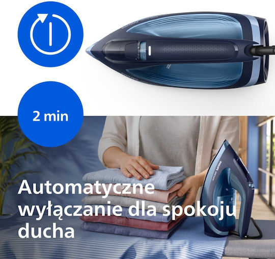 Philips 6000 Series Σίδερο Ατμού 2600W με Συνεχόμενη Παροχή Ατμού 45gr/min