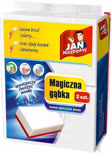 Jan Niezbędny Σετ Σφουγγάρια Λευκά 2τμχ
