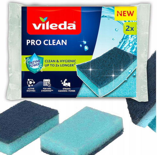 Vileda Clean Set Bureți 2 Bucăți