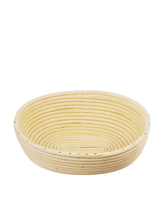 Orion Ψωμιέρα από Rattan Μπεζ 28x22x9cm