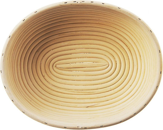 Orion Ψωμιέρα από Rattan Μπεζ 28x22x9cm