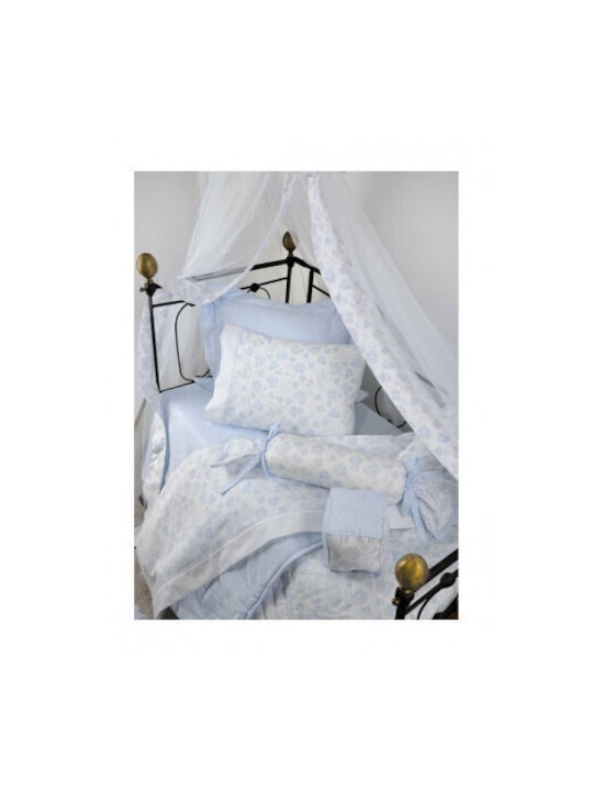 Down Town Home Baby Mosquito Net for Cradle Light Blue