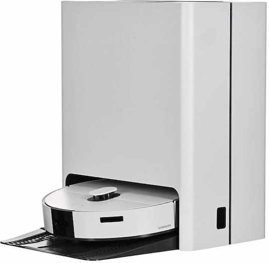 Samsung Jet Bot Combo Steam+ Aspirator Robot cu Cartografiere Laser și Putere de Aspirație 6000Pa Albă