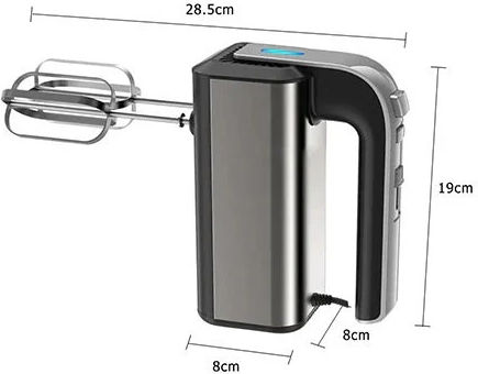 Raf R-6664 Μίξερ Χειρός 800W Γκρι