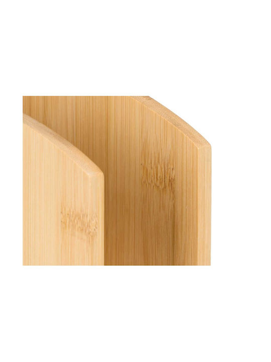 Atmosphera Χαρτοπετσετοθήκη Ξύλινη Μπεζ 6.2x13x10cm 93520