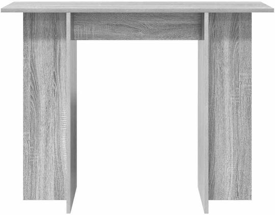 vidaXL Konsolentisch Holz Grau M100xB30xH75cm
