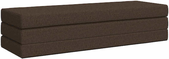 vidaXL Възглавница За Под Taupe 67x200см