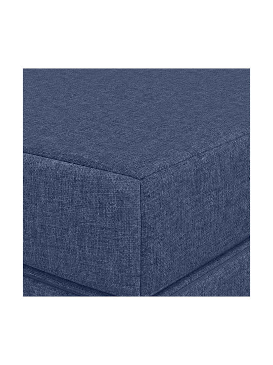 vidaXL Floor Pillow Blue 67x160cm