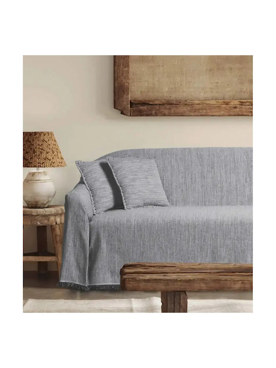 Das Home Sofa Cushion 0285 From 100% Cotton Black 40x40cm