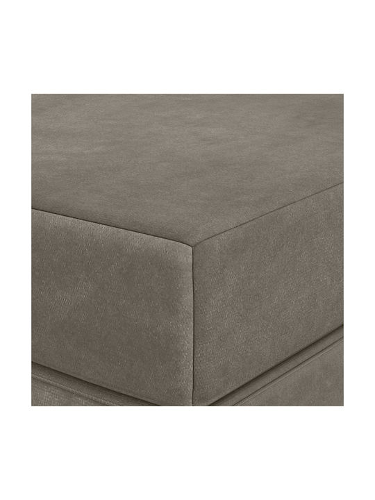 vidaXL Pernă De Podea Din Catifea Gri Deschis 67x180cm